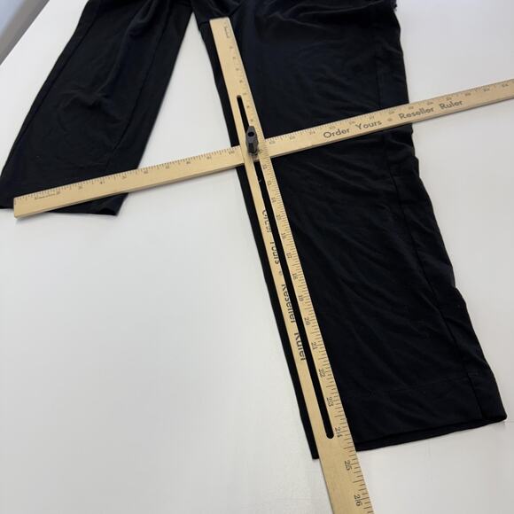 J.Jill Wearever Pants Womens Petite Medium Black Forward-Seam Ankle Stretch Knit - Picture 8 of 8